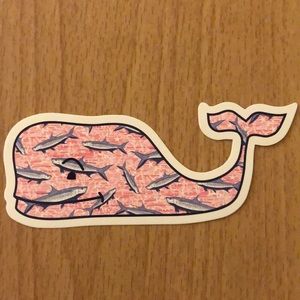 Sale! Vineyard Vines Whale Sticker - Shark Design